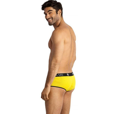 Slip Uomo Sportivo Tokio Giallo in Microfibra Adattabile